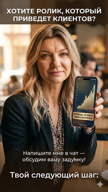 Рекламное видео на AI для маркетплейсов и брендов | 1-3 дня
