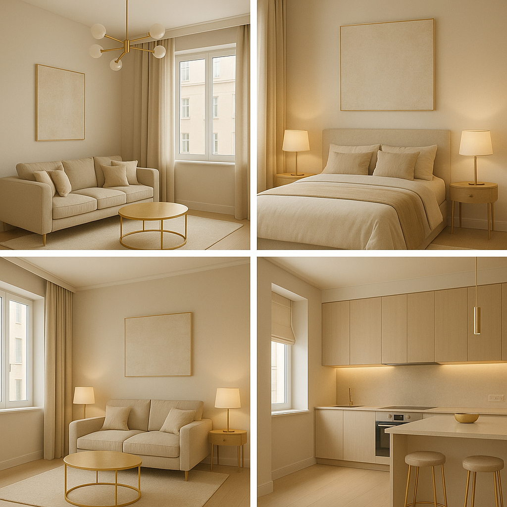 Генерация изображений квартир, домов и интерьеров с помощью нейросетей